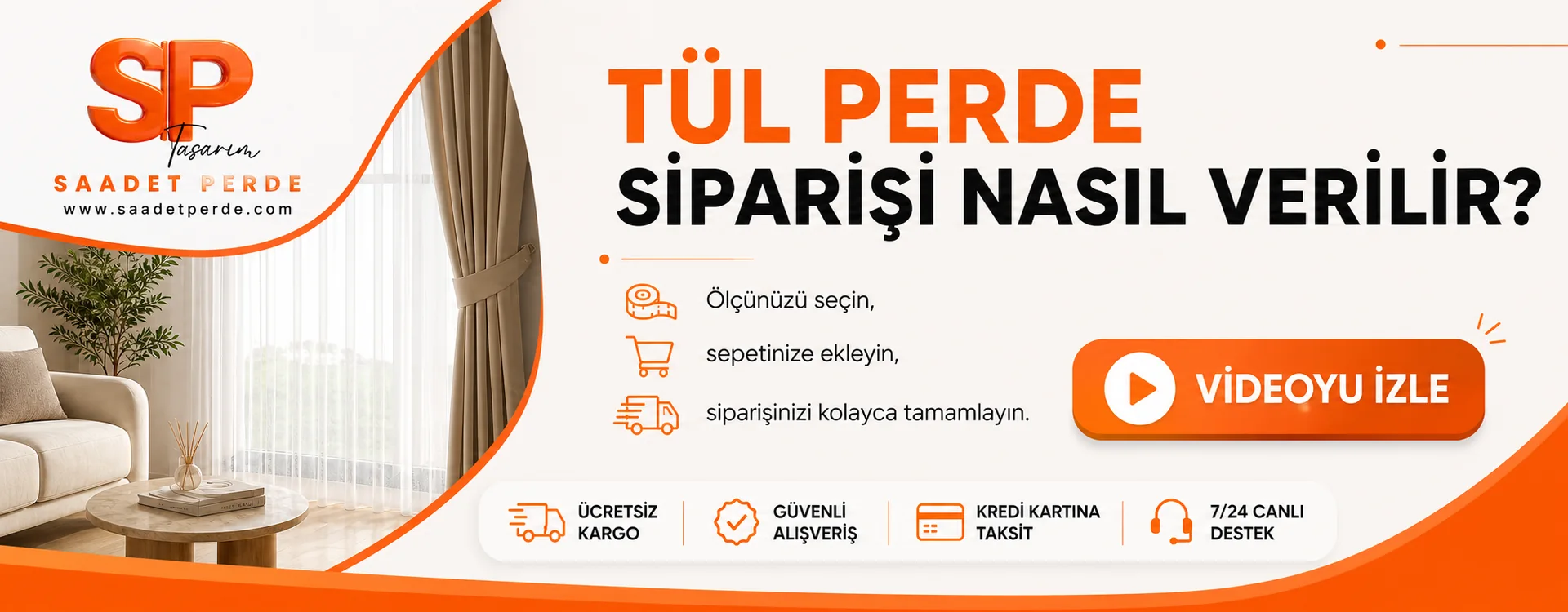 Tül Perde Siparişi Nasıl Verilir?